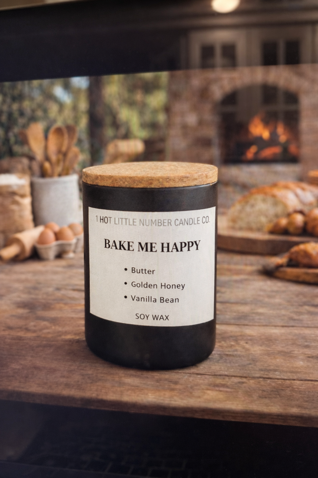 BAKE ME HAPPY   SOY CANDLE  8 oz