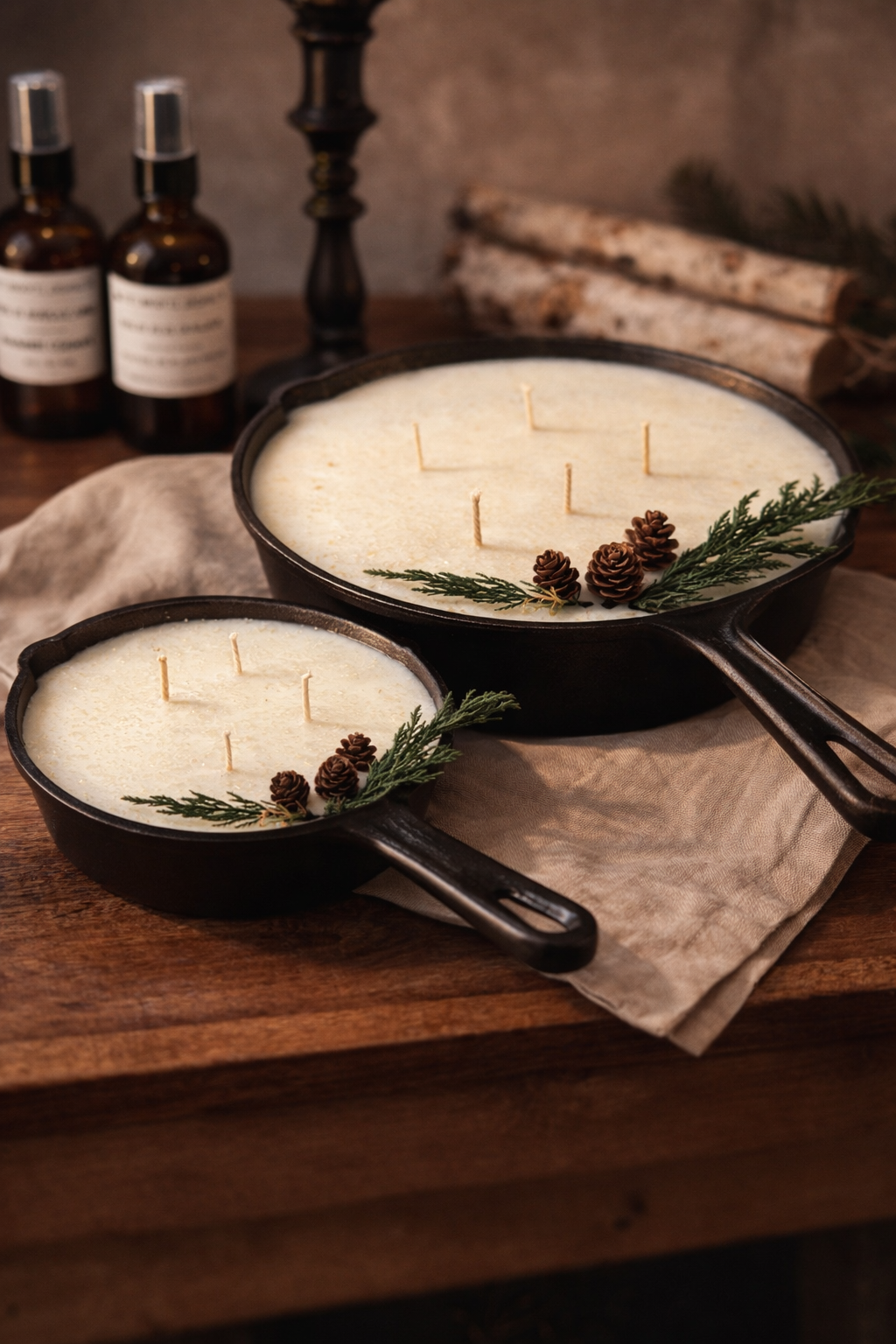 CAST-IRON CANDLE PANS   5 oz