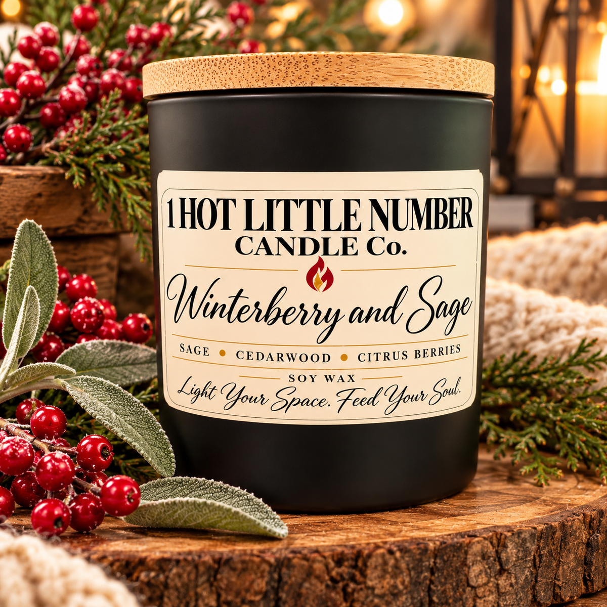 WINTERBERRY AND SAGE 14 OZ