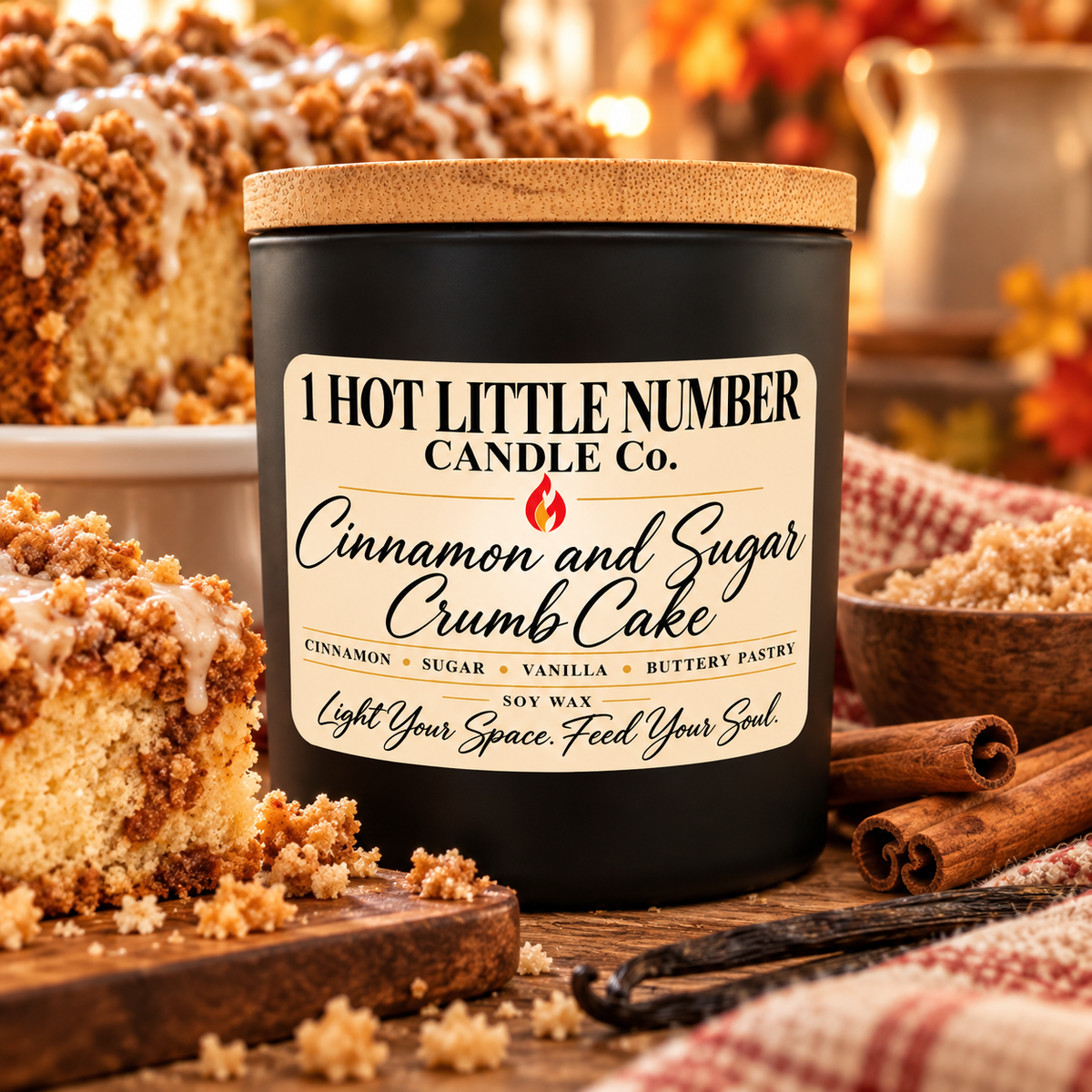 CINNAMON AND SUGAR CRUMB CAKE 14 OZ