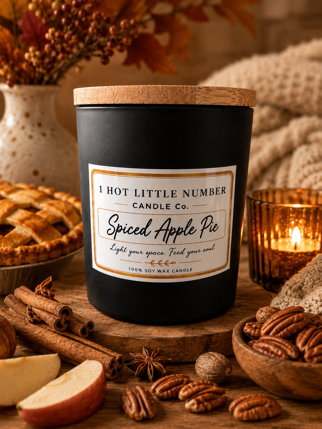 SPICED APPLE PIE  8 0Z