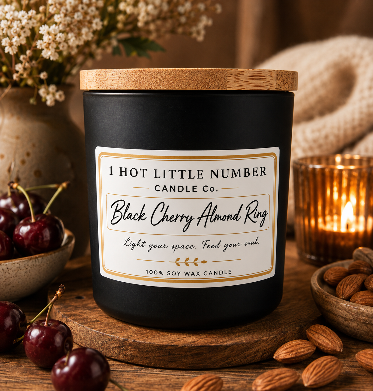 BLACK CHERRY ALMOND RING 8 OZ