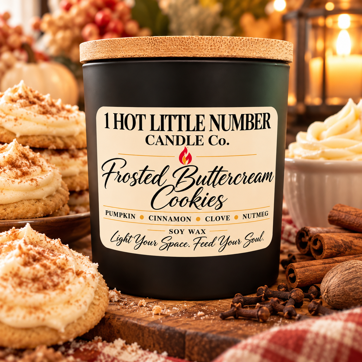 FROSTED BUTTERCREAM COOKIES 14 OZ
